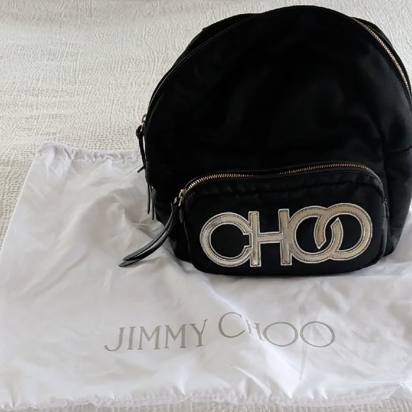 Jimmy Choo Larelle Logo Backpack display picture 2